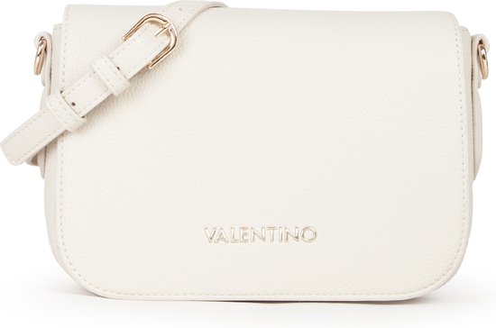 Sac VALENTINO Bigs Flap Bag Ecru II - Bandoulière Ajustable En Polyuréthane