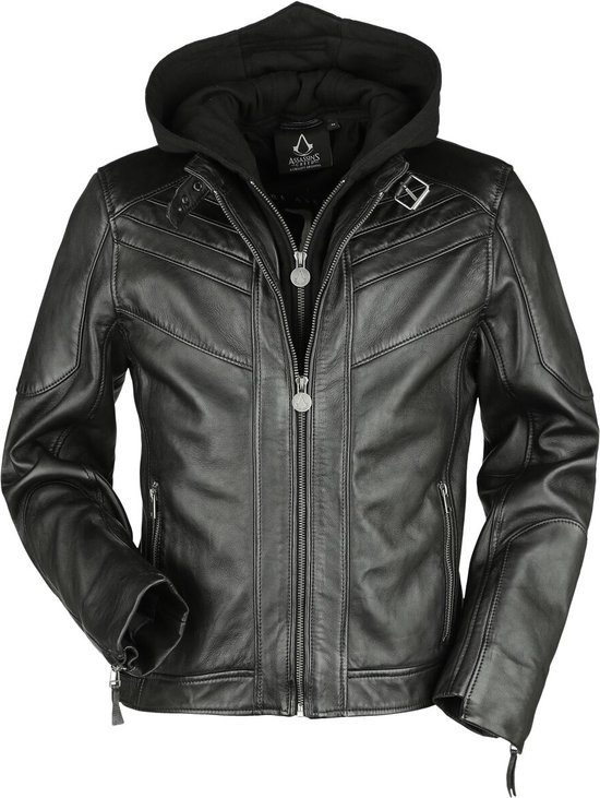 Lammy coat heren zwart echt lamsvacht Siberië - 3XL Lammy coat heren zwart echt lamsvacht Siberië - 3XL