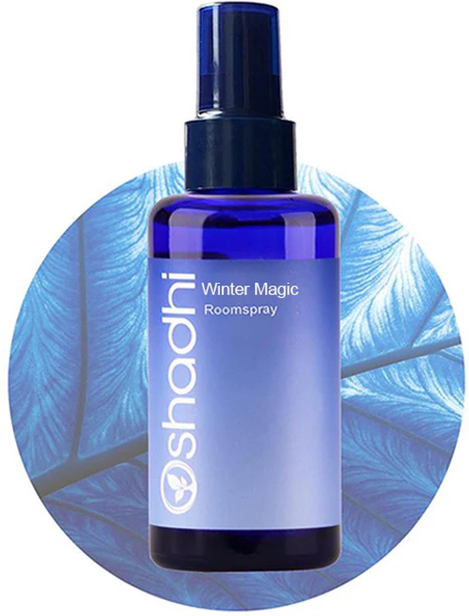 Roomspray 'Winter Magic' met essentiële oliën, Oshadhi, 100 ml