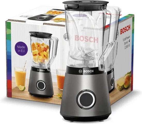 Bosch MMB6141S VitaPower Serie 4 - Blender - Zilver - 1200W van Bosch — afbeelding 4