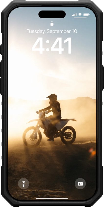 Urban Armor Gear Pathfinder Transparent pour Apple iPhone 16 Pro | Cas de couverture arrière | Gros boutons | Cendre