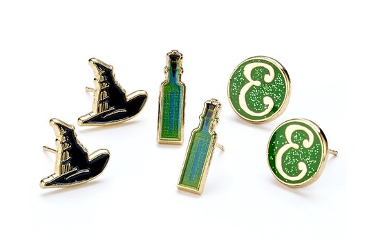 The Carat Shop - Set de Boucles d'oreilles Wicked Elphaba