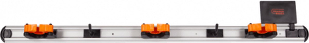 OrangeBrush Ophangsysteem 900 mm - Compleet (3x klem + 2x haakje)