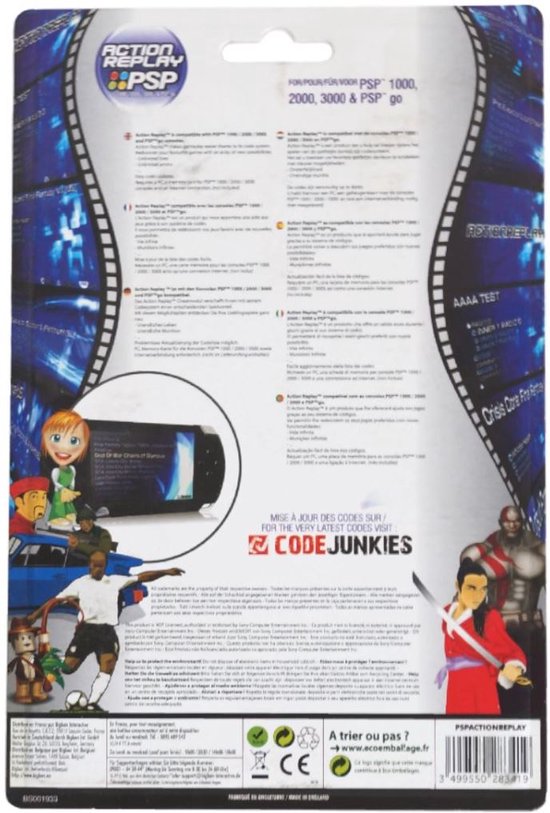 Datel Action Replay pour Sony PSP