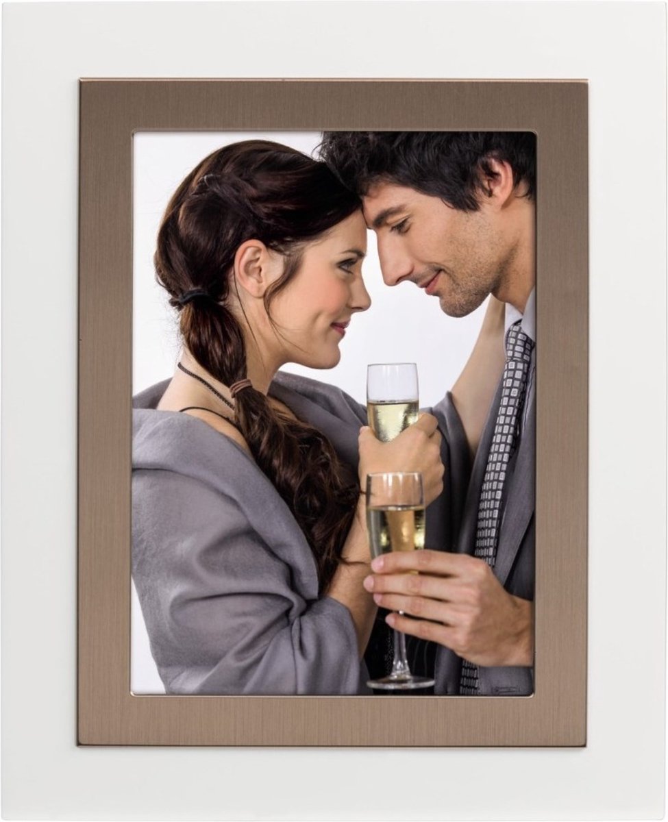 Hama Valdez, MDF, Goud, Wit, Enkele fotolijst, 10 x 15 cm Goud;Wit