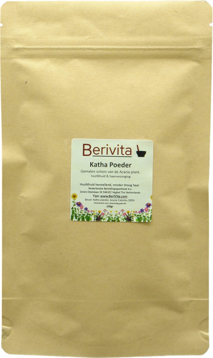 Goedkoopste Katha Poeder 100 Zuiver 100gr - Acacia Catechu - Haarmasker