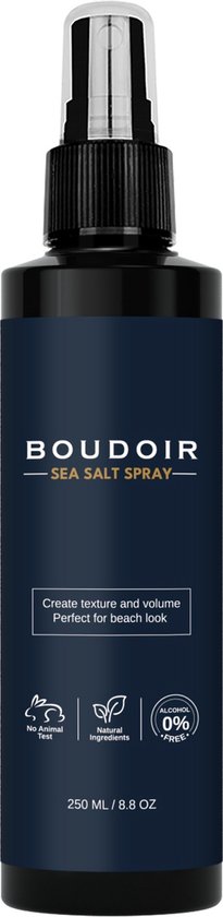 Boudoir Seasalt spray - spray au sel de mer - spray texture - sel de mer - spray au sel de mer homme - spray capillaire - spray volume - spray volume