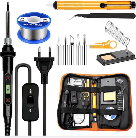 Yun Yi Desolderen Pomp Elektrische Soldeerbout Tin Pistool Set Industriële Huish