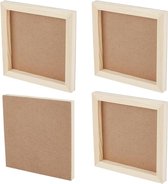 ZOFUN 6 stuks zwarte acrylplaten, 300 x 300 x 3 mm acrylplaten