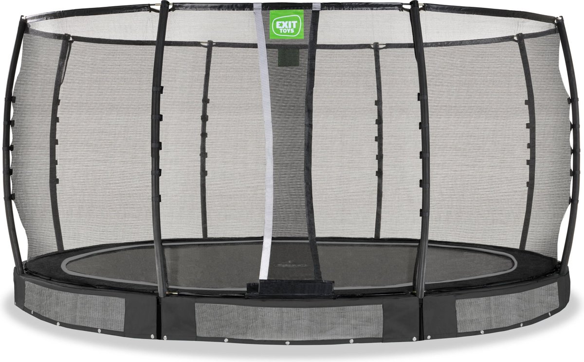 EXIT Allure Premium inground trampoline ø427cm - zwart