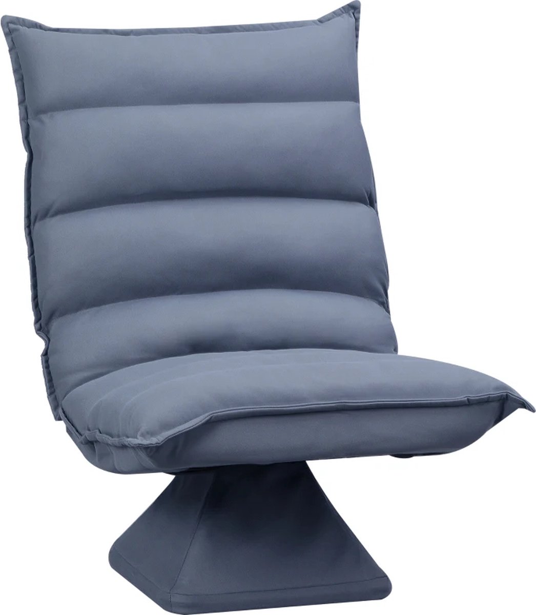 Fauteuil - Relaxzetel - Relaxstoel - Relaxfauteuil - Stoel - Met armleuning - Voor één Persoon - Grijs