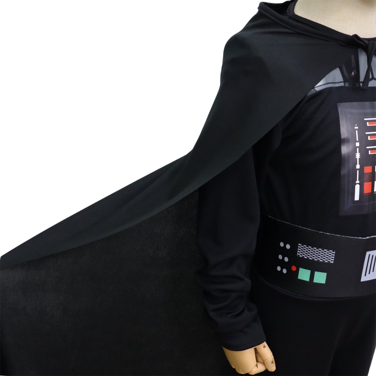 Joya Kids® Galactische Vader Schurk Verkleedset | Halloween Verkleed Kostuum | Sience Fiction Darth verkleedset | Verkleedkleding Jongen en Meisje | — afbeelding 6