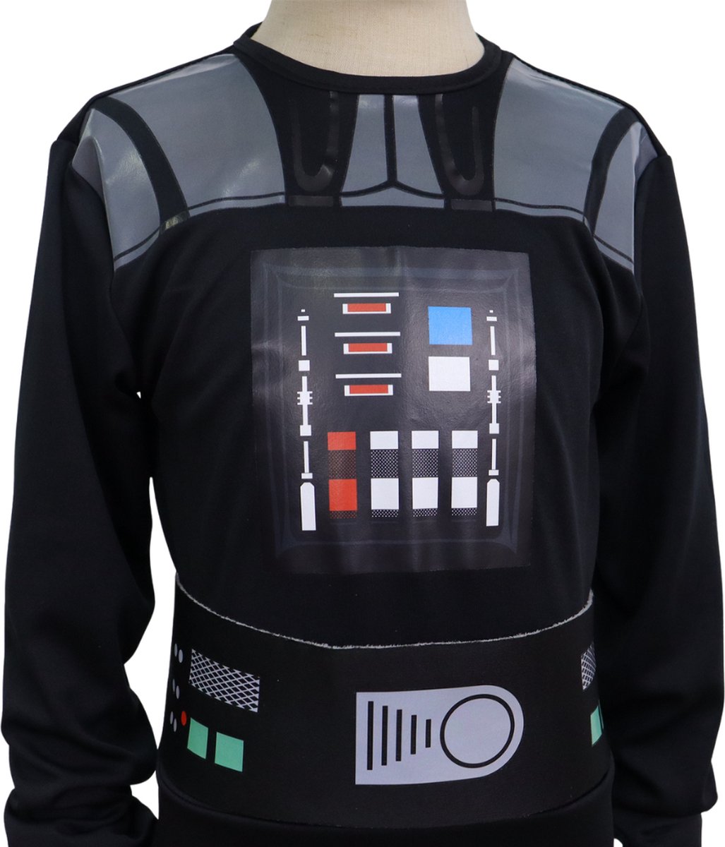 Joya Kids® Galactische Vader Schurk Verkleedset | Halloween Verkleed Kostuum | Sience Fiction Darth verkleedset | Verkleedkleding Jongen en Meisje | — afbeelding 5