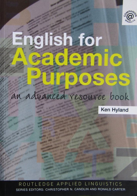English For Academic Purposes (Ral) - cover