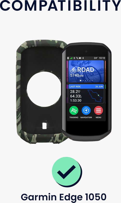 Zachte Siliconen Cover Voor Garmin Edge 1050 GPS Fiets Computer Accessoires, Beschermhoes Cover Voor Garmin Edge 1050 (Luminous Green