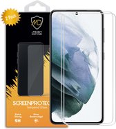 Paquet de 2 Protecteurs d'écran Samsung Galaxy S21 - Économiseurs d'écran MobyDefend compatibles avec les coques - Glas trempé - Plaques de verre adaptées au Samsung Galaxy S21