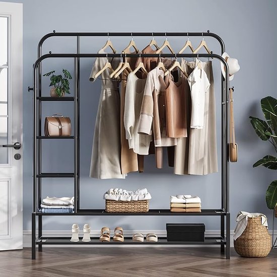Pascal metalen kledingrek beige