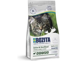 Bozita Active & Sterilised Graanvrij Lam - 400 gram - Kattenvoer