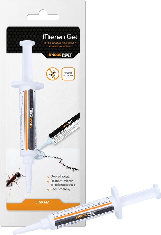 Knock Pest Control mieren gel – 5 gr – 3 maanden werkzaam