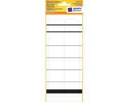 Avery Zweckform 10x Enkele map etiketten smal kort 192x38mm wit
