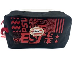 PSV Toilettas Blokken Zwart Rood