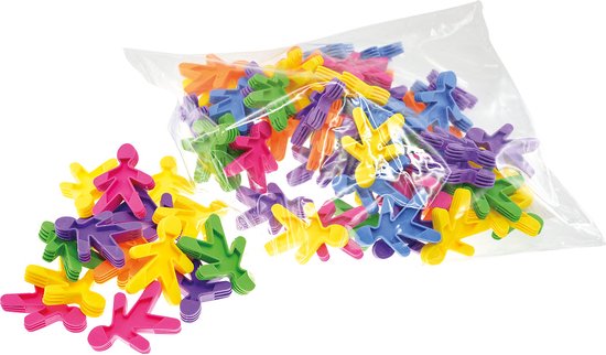 Gekleurde stapelmannetjes