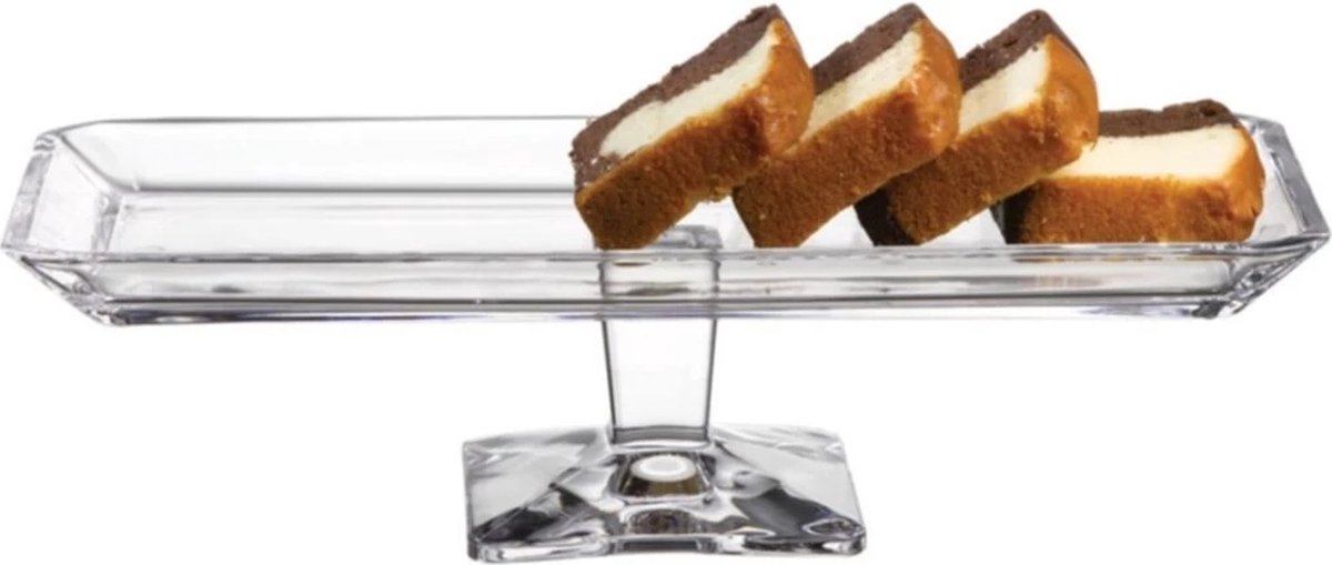 Pasabahce Grace Crystalline - Crystall Glass - Rechthoekige Plateau - 80.5 x 298 x 140 mm