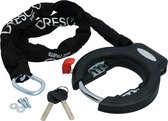 Antivol de cadre Dresco Bicycle Lock avec chaîne enfichable 90 / 5.5 - Noir