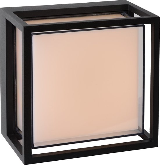 Lucide SINGA LED - Wandlamp Binnen/Buiten - 1 × 10W 3000K - IP54 - Zwart