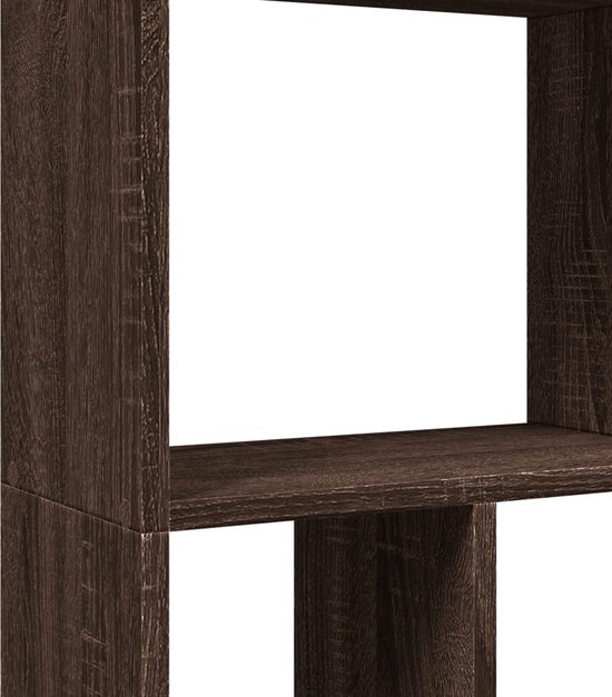 vidaXL Bibliothèque 60x20x120 cm bois traité couleur chêne brun - Bibliothèque - Bibliothèques - Étagère à Boeken - Étagère