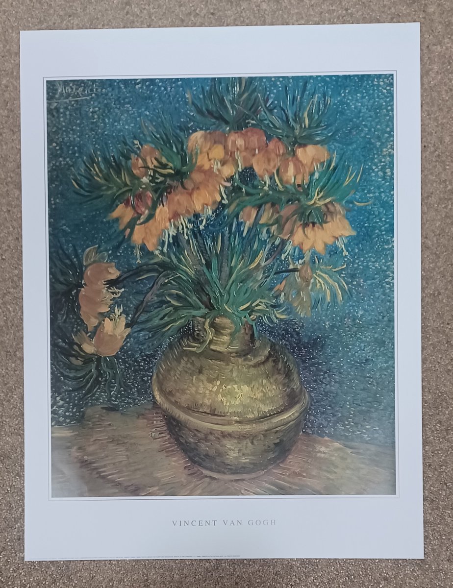 poster Verkerke Vincent van Gogh - Kaiserkronen 60 x 80 cm