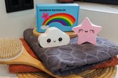Kado kind - 2 grote Regenboog Bruisballen - Biologische Bruisbal - Badbom - Bathbombs Kado voor je liefde
