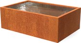 Geroba Estani Cortenstaal Vijver - 150x100x50cm (lxbxh)