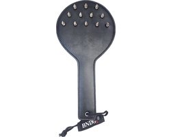 BNDGx® - Zweep spanking - Groot rond - Nep leer - Extreme BDSM - Ijzeren noppen - Sex toys - Seks speeltje