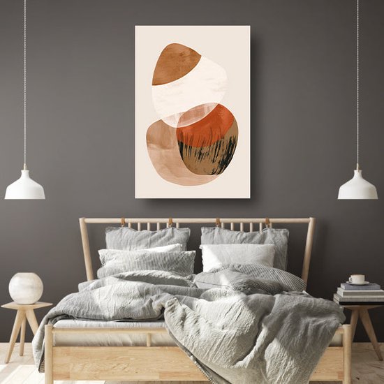 Minimalisme muurdecoratie - Minimalistisch wanddecoratie - Posters Slaapkamer - Wanddecoratie industrieel - Posters woonkamer - Woonkamer decoratie poster 50x75 cm