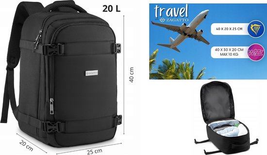 Backpack HandgepÃ¤ck Koffer 40x20x25 Bag Ryanair HandgepÃ¤ck