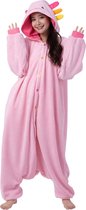 Axolotl Salamandre Onesie Costume Costume Tenue Maison Costume Combinaison Déguisement Costume - Déguisements Premium - Halloween & Carnaval - SAZAC - Enfants & Adultes - Taille Onesize pour la hauteur du corps (155-182 cm)