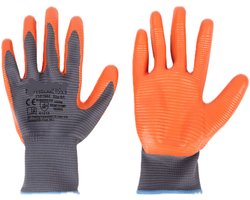 Werkhandschoenen 10 paar - Bouw Handschoenen 10 paar - Handschoenen 10stuks - Anti Slip Grip Werkhandschoenen -