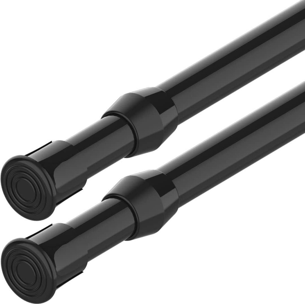 GOLDION Gordijnroede, multifunctionele telescoopstang, zonder boren, 80-165 cm, mat zwart, uittrekbare klemstang, extra lange telescoopstang, voor scheidingswand, gordijn en balkon GOLDION Gordijnroede, multifunctionele telescoopstang, zonder boren, 80-165 cm, mat zwart, uittrekbare klemstang, extra lange telescoopstang, voor scheidingswand, gordijn en balkon