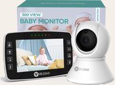 Bol.com Vendar® Babyfoon - Babyfoon met camera - Op afstand bestuurbaar - Video & Audio - Baby monitor 4.3 Inch aanbieding