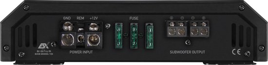 ESX Signum SXE2000.1D Amplificateur monobloc 2000 W (1000 W RMS ) avec télécommande de basse