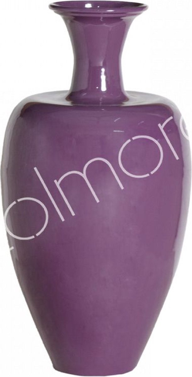 Colmore by Diga emaille paarse vaas 23 x 23 x 44 cm