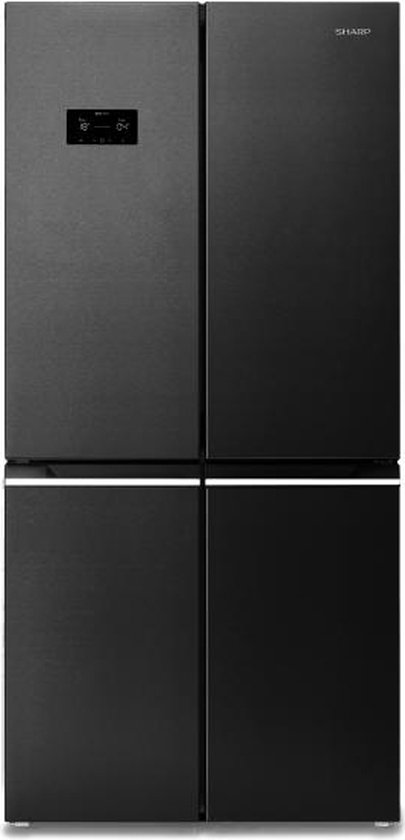 Sharp SJ-FA25IHX-AE | Amerikaanse koelkast | Zwart | 488 liter | NoFrost | Advanced Cooling System