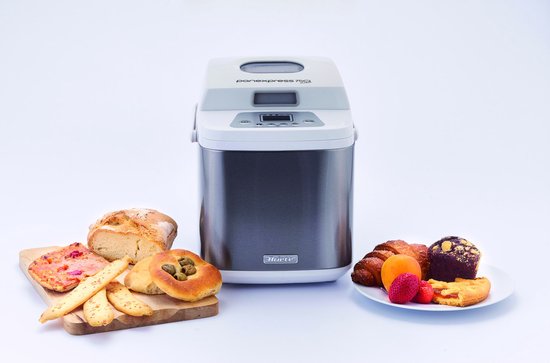 West Bend Hi-Rise Horizontale broodbakmachine met dubbel lemmet met 12 programma's, inclusief glutenvrij, 1,4 kg, grijs