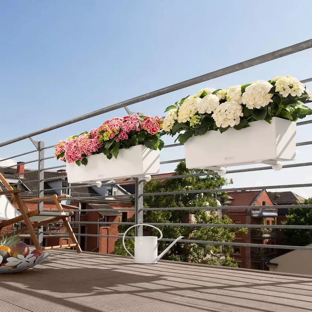 Lechuza Balconera Color 80 - Jardinière - avec pot intérieur amovible