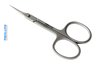 MEDLUXY® - Ciseaux à cuticules (ciseaux pour la peau et la peau) - Courbés - Pointu / Pointe acérée - 10 cm - (Coupe-cuticules, Coupe-cuticules, élimination des cuticules)