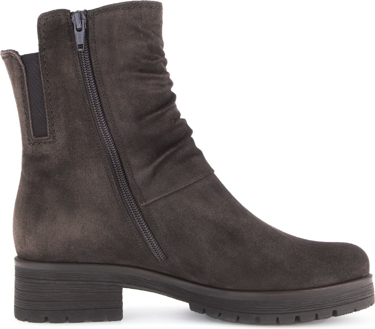 Gabor 092 Enkellaarsjes Enkelboots met rits Dames Bruin Maat 36 bol