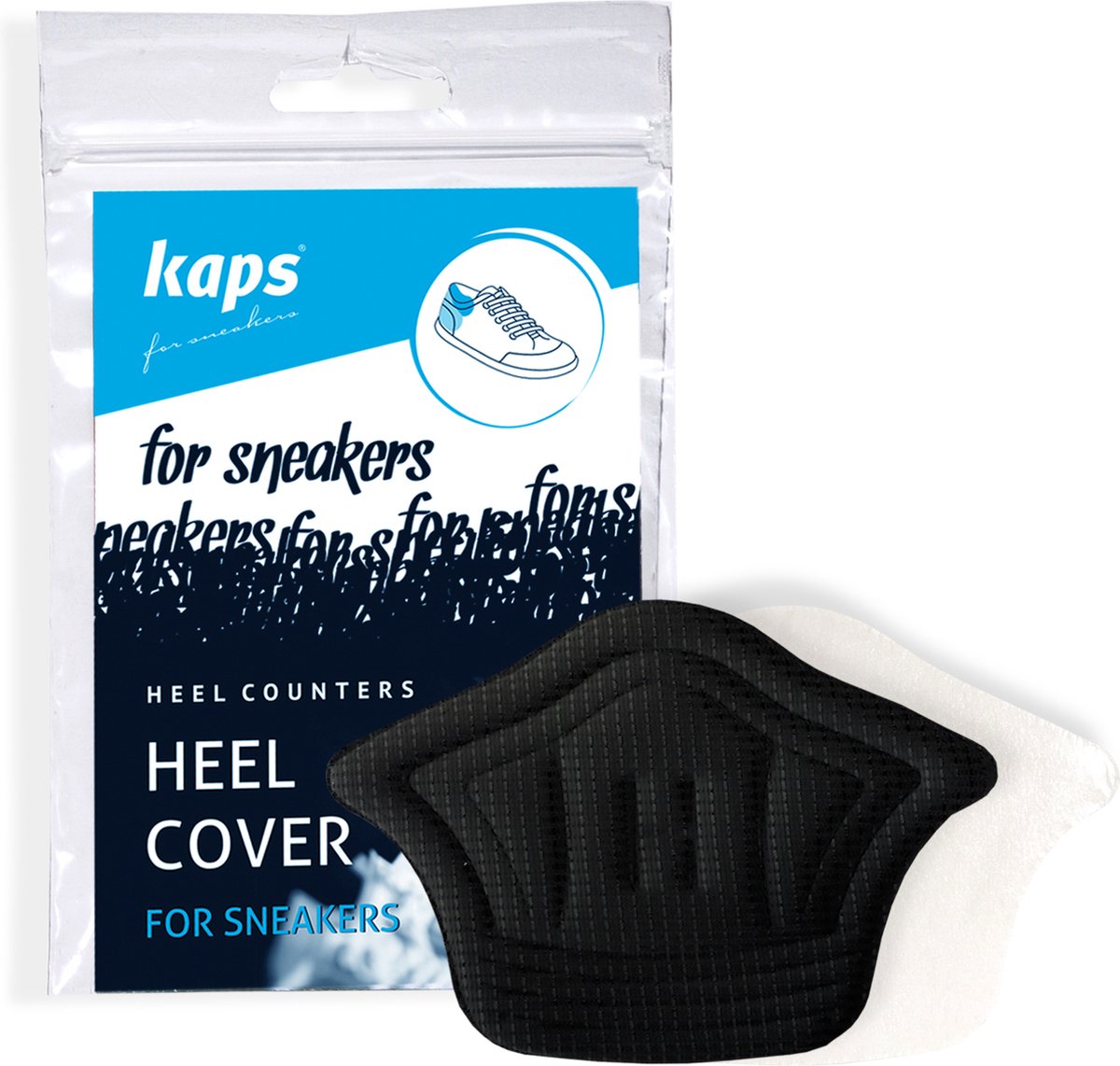 Sneaker Heel Patch Paar [Zwart] - Kaps HEEL-COVER voor Sneakers