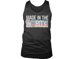 My Little Pony Made In The 80'S Tank Top Black-L