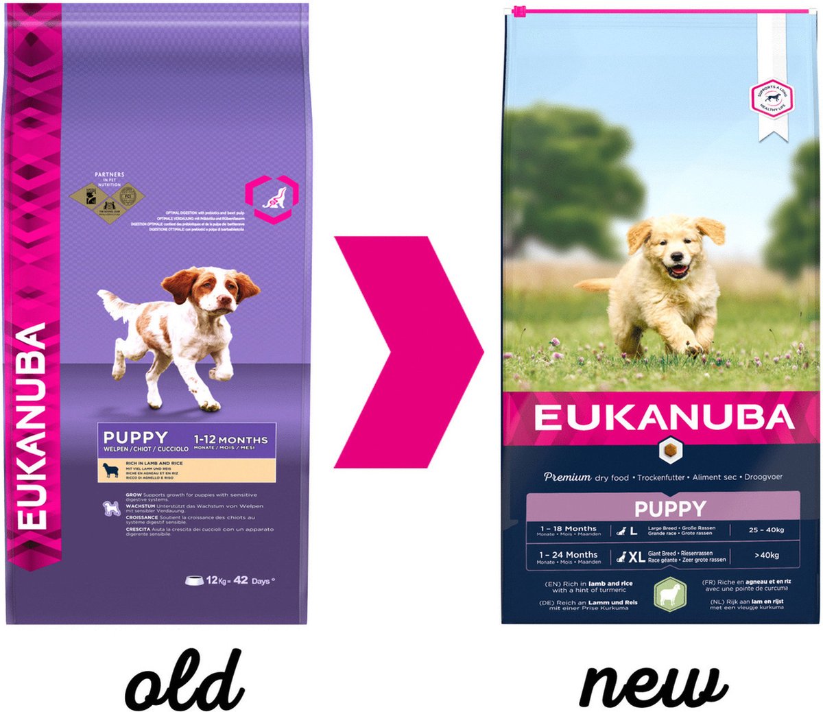 Eukanuba Dog Puppy & Junior - Medium Breed - Kip - Hondenvoer - 12 kg